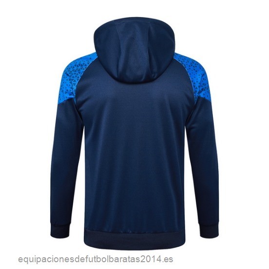 Nuevo Chaqueta Con Capucha Marsella 23/24 Azul I Marino Baratas